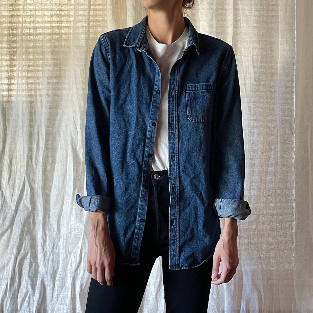 OAK + FORT Denim Button down